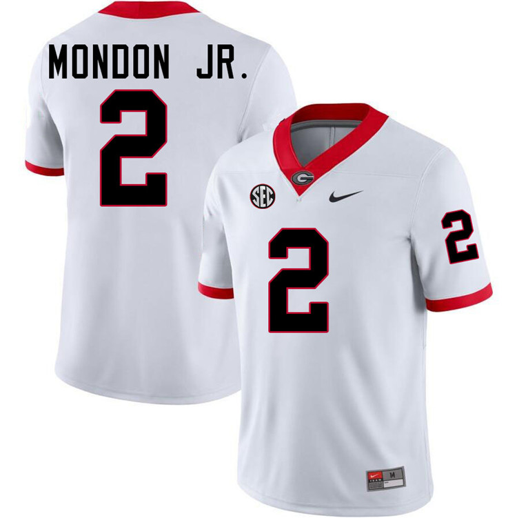 Smael Mondon Jr. Georgia Jersey,University Of Georgia Bulldogs Football Jersey,Uniforms,Gears-White